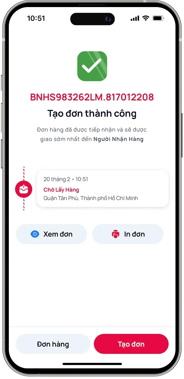 3. Xác nhận đơn